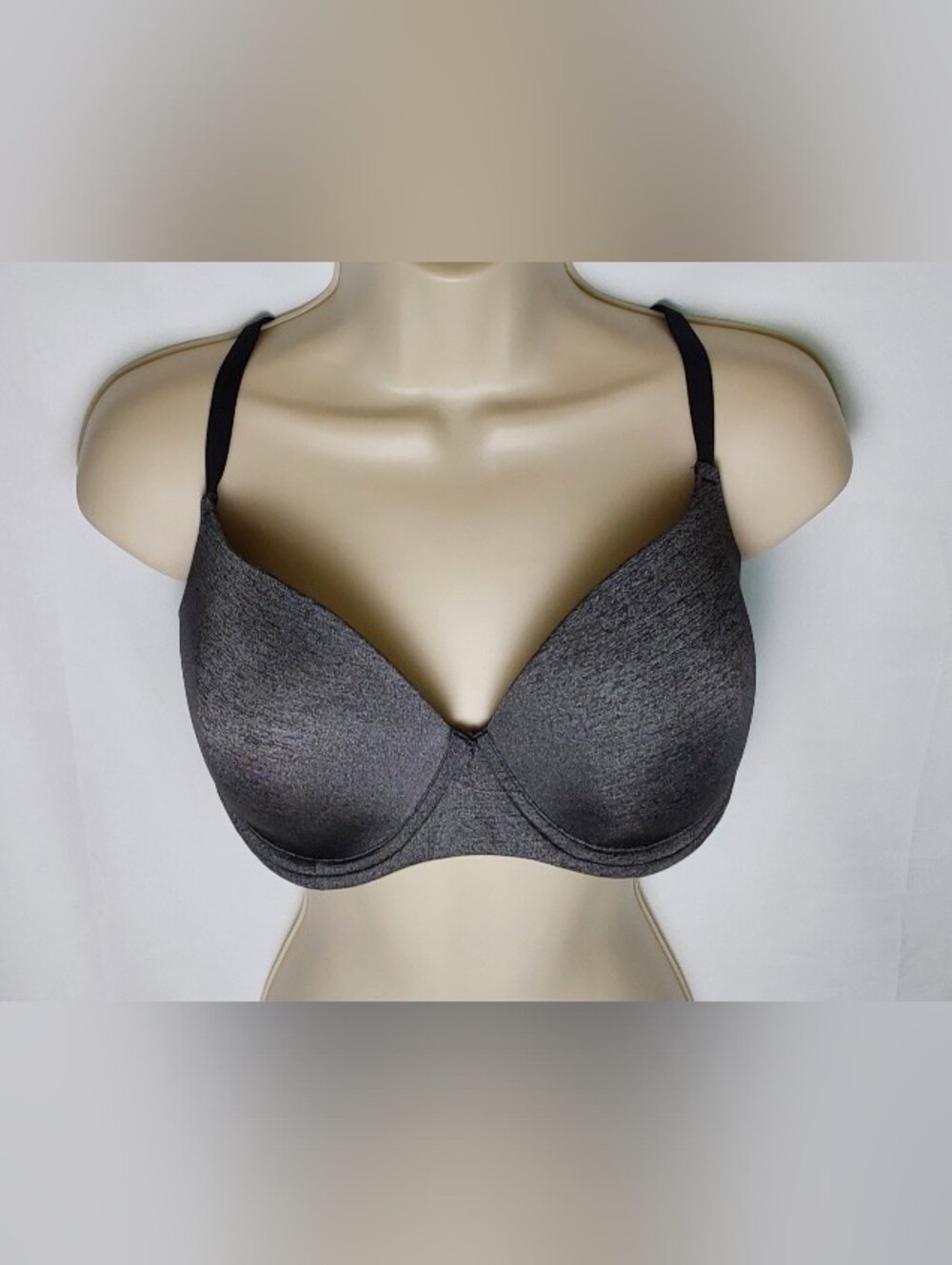 Adore Me Smooth Wireless-Look T-Shirt Bra - Dark Gray